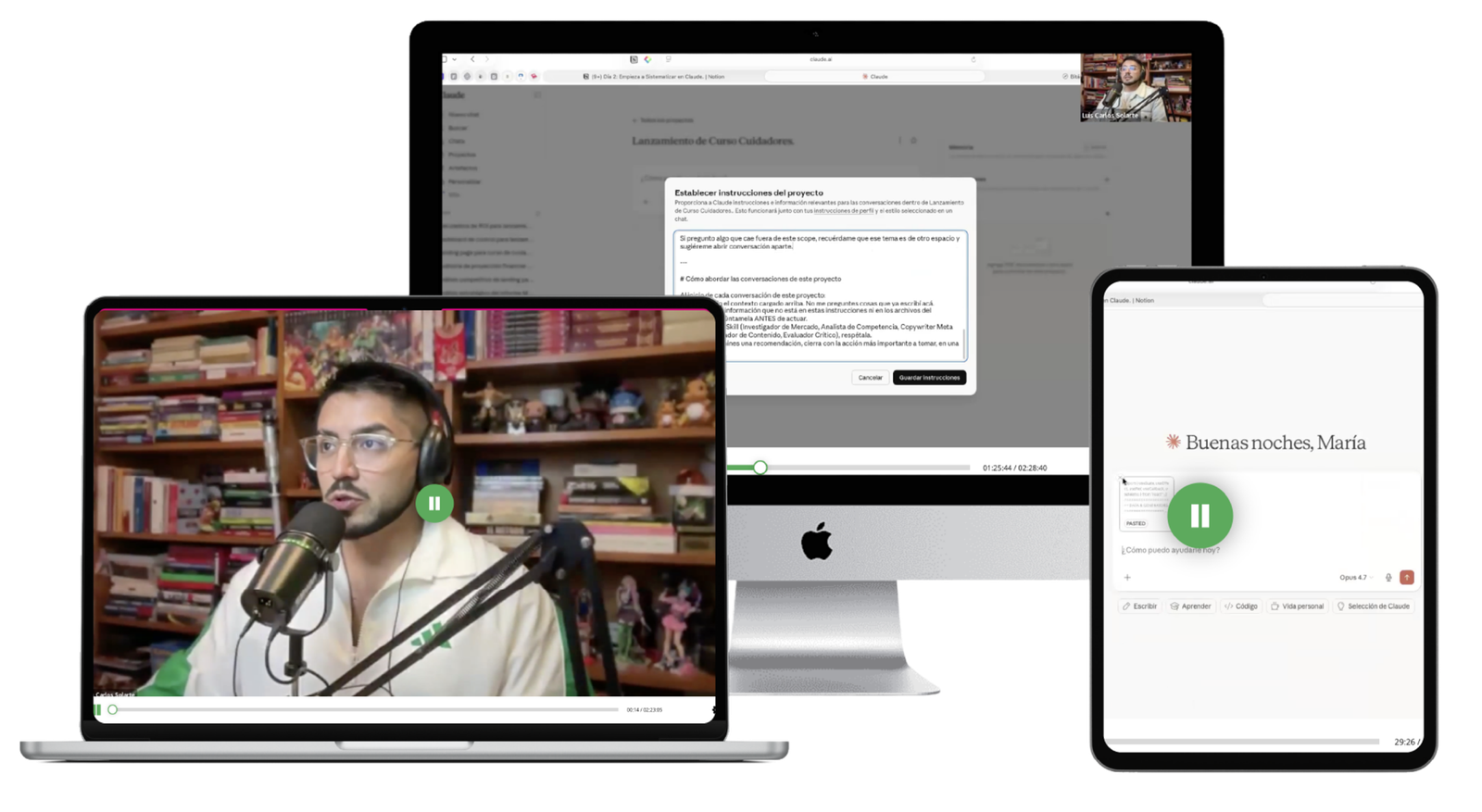 Mockup Curso Claude