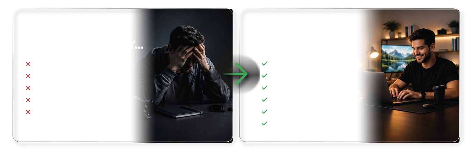 Antes y después